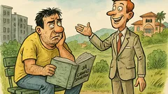 Виц: Чете някой книга за самоусъвършенстване...