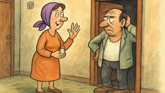 Анекдот: Здравейте, аз съм новата съседка