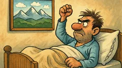 Виц: Тази сутрин, като се събудих...