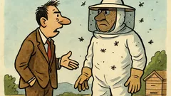 Виц: – Господине, не прекалявате ли с параноята?