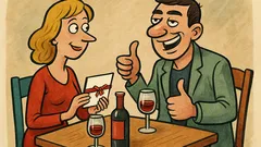 Виц: Скъпа, честит рожден ден! Ваучер за...