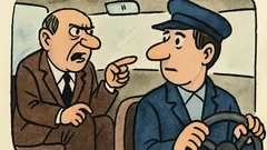 Майтап: Директор пита шофьора за фамилия