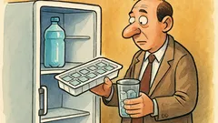 Анекдот: Лекарят ми предписа два литра вода...