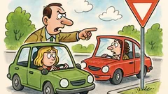 Виц: Инструктор казва – видиш ли жена зад волана...