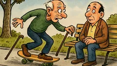 Анекдот: Не се притеснявай, че остаряваш...