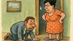 Виц: Един мъж под чехъл казал с меден глас...