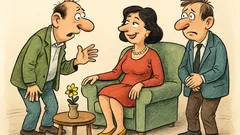 Анекдот: – Имаш ли си гадже? – Не, омъжена съм!