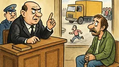 Виц: Съдят шофьор на камион...