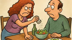 Виц: Защо жените пресоляват салатата?