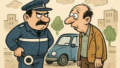 Анекдот: КАТ спират ме и питат защо...