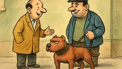 Анекдот: – Имате страхотен питбул...