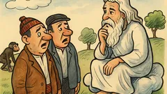 Анекдот: Оплакват се македонците на Господ