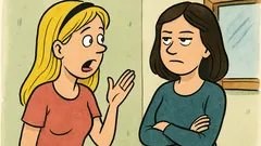 Виц: Две блондинки си говорят – Защо...