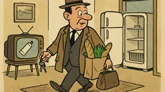 Анекдот: Едно време през рекламите до хладилника...