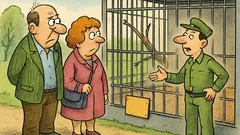 Анекдот: Мъж и жена в зоопарка...