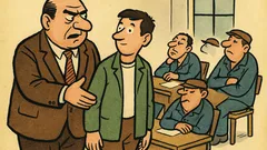 Анекдот: Шефът води нов работник в офиса