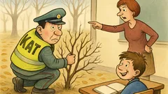 Виц: Учителката пита за листата, Иванчо отвръща...