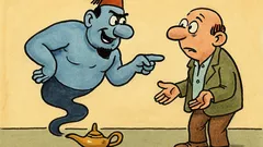 Анекдот: Аз съм духът на лампата...