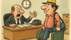 Виц: Шефът казва „няма незаменими хора“...