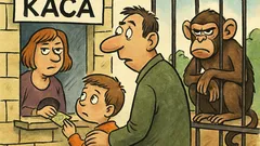 Виц: В зоопарка – Тате, защо маймуната...