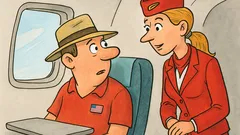 Анекдот: Американец лети с руските авиолинии