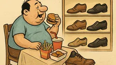 Анекдот: Каквито боклуци ядеш, обувките...