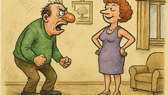 Анекдот: – Ти си пълна идиотка! – Не, скъпи!