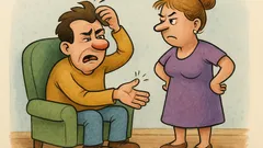 Виц: Мъж към жена си – ох, жено...