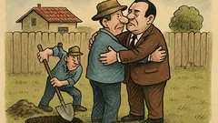 Виц: Прегръщам омразен, за да знам къде да копая