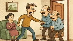 Анекдот: Синът към баща си – Не ме спирай