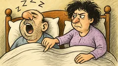 Анекдот: Ако хъркам, недей да ме ръчкаш