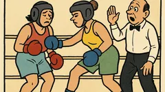 Виц: Ново правило в женския бокс — забраняват...