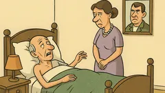 Анекдот: Мъж лежи на смъртното си легло…