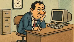 Анекдот: Днес работоспособността ми не дойде с мен